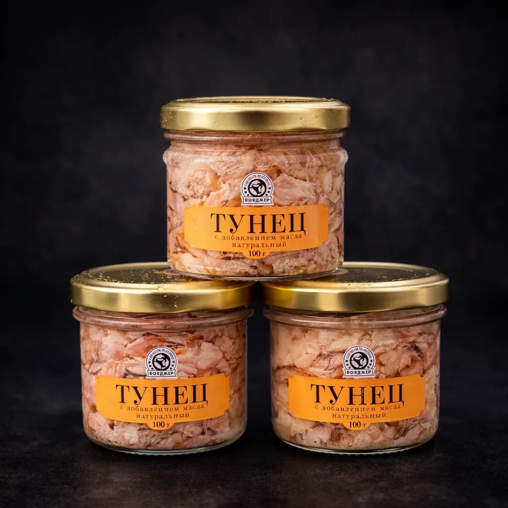 Тунец с добавлением масла